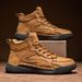 British High-Top Shoes For Men, Winter Fleece-Lined Warm CottNew Shoes, Outdoor Sports Business Casual Leather Soft Sole_vogvips.com