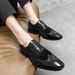 Euro Step 48 Large Size Spring And Autumn New Men's Low-top Brogue Carved Business Formal Casual Pointed Leather Shoes 1799_vogvips.com