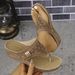 Summer New Style Thick Soled Flip Flops Casual Hollowed Out Toe Thong Metal Plus Size Sandals Size 45_vogvips.com