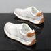 Men's Summer Mesh Breathable Casual Sneakers Lightweight Soft Sole Low Top Couple White Shoes Versatile K066_vogvips.com