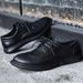 Large Size 47 Buine Caual Leather For Men, All-Seaon Flat Profeional Work Shoe, Brogue Carved Cowhide Men'_vogvips.com