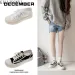 for Woman 2024 Summer New Fashion Women Casual Flats Canvas Women's Vulcanized Sneakers Walking Female Shoes_vogvips.com