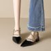 In Stock~ Closed-Toe Rivet 2025 New Summer Thick Roman Fashion Pointed High Heel Sandals For Women_vogvips.com