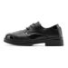 ShoeVault Niche Original Round Toe Black Leather For Men Trendy Thick-Soled Height-Increasing Derby Korean Version Work Shoes_vogvips.com