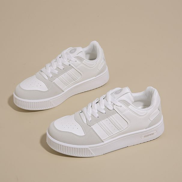 Little White Shoes Female And Female Students Leisure Sports Versatile Board Shoes Street Shooting_vogvips.com