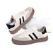 Inner Heightening Sports Shoes Thick-soled Casual Board Shoes Women's Cowhide Little White Shoes Soft-soled German Training Shoes_vogvips.com
