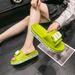 Women's Summer Slippers For Couples, Home Bathroom Slippers, Silent Non-Slip Comfortable Outdoor Thick Sole EVA Slippers With Soft Cushioning_vogvips.com