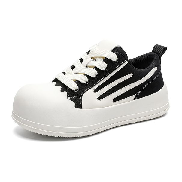 Hua Chenyu Inspired Eggshell Thick Sole Casual Sneakers Height Increasing Men's Footwear Niche Style CB06_vogvips.com