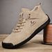 Large Size Men's Leather Shoes Low-top Hand-stitched Casual Men's Shoes Flat-bottomed Foot-fitting Lazy Shoes Men's Driving Shoes_vogvips.com