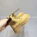 Children's Yellow 2025 Autumn Winter New Boys' British Style Leather Girls' Shoes Short Baby Martin Boots_vogvips.com