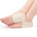 Women's & Men's Heel Protector Socks - Breathable & Comfortable Foot Cushion For All Seasons, Anti-Slip Design With Adjustable Straps (Black, Beige)_vogvips.com
