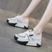 Leather Breathable Dad Shoes Women Can Use As Slippers To Increase The Height Casual Sports Shoes Platform Sandals_vogvips.com
