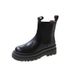 Cross-Border Plus Size Chimney For Women 2025 Autumn Winter New British Style Short Thick-Soled Martin Boots_vogvips.com
