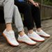 Wide Last For Male Female Couples, Barefoot Fly Woven Mesh Surface, Breathable Non Slip Soft Sole, Indoor Running,_vogvips.com