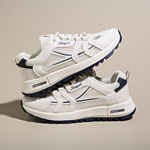 Thick Soled Dad Shoes Autumn New Breathable Student Sports Shoes Height Increase Casual Street Shot 5088_vogvips.com
