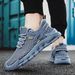 Euro Step Summer Breathable Thin Men's Running Soft Sole Lightweight Sports Casual Shoes Large Mesh Hollow Design_vogvips.com