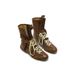 Women Boxing Boots Cowhide Version~Flat Inner Height Increase Genuine Leather Martin For Women New Boxing Suede Lace-Up Short German_vogvips.com