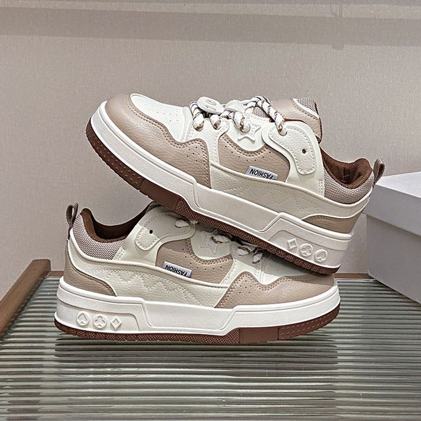 Board Shoes Female Students Sports Running Shoes Casual Shoes Platform Height Increase_vogvips.com