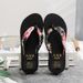 Fashion Women Flip Flops Beach Flat Slippers Casual Outside Sandals Summer Ladies Shoes Leisure Slippers Slide Chaussure Femme_vogvips.com
