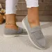 Non Women's Khaki Suede Pointed Toe Loafers Slip On Casual Flat Comfortable Soft Sole Walking Shoes For Office Daily_vogvips.com