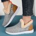 Winter New Shoes For Women, Cross-Border, Fleece-Lined, Thickened Snow Slip-On, Convenient Short Boots, Fashionable And_vogvips.com