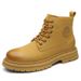 2025 Autumn Winter New Martin High-top Leather Casual Fashion Polished Boots Height-increasing Motorcycle Workwear Men_vogvips.com