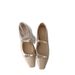 Sheepskin Version Gentle Square Head Bowknot Small Shoes For Women Low Heel Shallow Mouth One Strap Temperament Mary Jane Shoes_vogvips.com