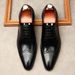 Regal Footwear Casual Youth Formal Leather Men's British Pointed Business Low-top Single Carved Shoes_vogvips.com