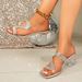 Flip-flops Women's Summer Square Slippers New High Heels_vogvips.com