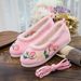 Hanfu Round Toe Cotton Lolita Girl's Wool Piping, Flat Bottomed Embroidered Cloth Shoes, Women's Shoes_vogvips.com