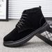 European Warm Series Martin Boots Single Cotton Same Style Casual Korean Version Trendy Sports High-top Breathable Men's Shoes_vogvips.com