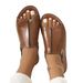 2025 Summer New Lightweight Beach Flat Bottom Open Toe Comfortable Large Sandals For Women_vogvips.com