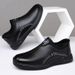 TerraStride Autumn Casual Leather British Style Business Men's Middle-aged And Elderly Soft Sole Slip-on Lazy Shoes_vogvips.com