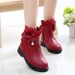 SHLIANG Bota Infantil Menina Kid Fashion Boot New Warm Princess Shoes Girl Ankle Boots Snow Boots Retro Short Boots Kid Boots Kid Shoes Y0380_vogvips.com