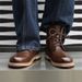 Vintage Martin Boots Tooling Boots High-top Leather Shoes Men's Boots Thick-soled Heightening Casual Boots_vogvips.com