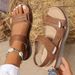 Summer New Hollowed-out Wedge Sandals Over Flat Sandals_vogvips.com