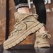 New Men's Casual Shoes,Men's Black Ankle Boots_vogvips.com