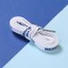 Double sided printed shoelaces for men and women, double layer flat round white shoes, canvas shoes, letters, black and white shoelaces_vogvips.com