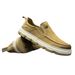 Men's Top Layer Cowhide Bean Men's Lightweight Driving, One Foot Kick Le Fu Shoes, 2025 Casual Single Shoes For Men_vogvips.com