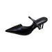 Summer New White Pointed-toe Thong Sandals With Buckle Strap And Stiletto Heel - Comfortable Everyday Wear For Women_vogvips.com
