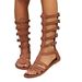 2025 Summer New Large Size Women's Open-Toe High-Heeled Roman Sandals_vogvips.com