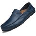 ShoeVault Autumn Men's Genuine Leather Large Size Loafers Breathable Flat Fashion Business Casual Outdoor Trendy Shoes_vogvips.com