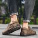 New Men Leather Casual Shoes Outdoor Comfortable High Quality Fashion Soft Homme Classic Ankle Non-slip Flats Moccasin_vogvips.com