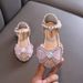 Girl's Bow Princess Girl Small Large Child Leather Shoes_vogvips.com