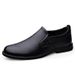 Sleeve Casual Leather Shoes Men's Shoes Non-slip Soft Sole Soft Surface Driving Shoes Men's Single Shoes_vogvips.com