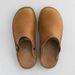 Flat Wedge Square Toe Open Back Shallow Mouth Men's Casual Versatile Large Size Single Shoes Sandals Slippers_vogvips.com