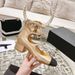 2025 Summer Style Little Fragrant Mary Jane Thick High Top Hollow Three Belt Middle Heel Color Blocked Single Leather_vogvips.com