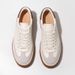 Men Women White Leather Color Block German Trainer Casual Sneakers Flat Lace Up Walking Shoes Couple Matching Unisex Breathable_vogvips.com