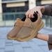 Men's New Walking Soft-soled, Lightweight, Breathable Slip-on Mesh Shoes, Color-blocked, Stylish And Versatile Outdoor_vogvips.com