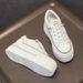Women's Soft That Don't Tire The Feet, Platform Thick Soles For Height Increase, Spring Autumn Mesh White Sneakers,_vogvips.com
